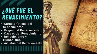 El Renacimiento ¿ Que fue el renacimiento [upl. by Ytisahc]