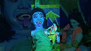 Putana badha🤬👿👹☠️krishna putana shortvideo song funny shortsvideo love jaishreekrishna shot [upl. by Harehs]