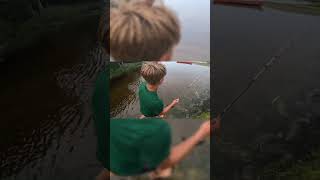 Caught a good size bass under a tree fishing bait fishingmethods nlbn fyp fishingtechniques [upl. by Acitel]