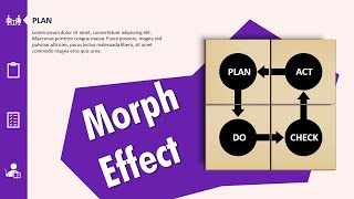 Create Simple Morph Transition Effect in PowerPoint Tutorial No 979 [upl. by Naillij]