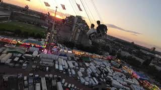 Nordic Tower von Nülken  Hamburger Dom Sommer 2024  Onride  In 80m über Hamburg fliegen [upl. by Zelikow]