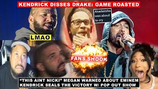 Meg WARNED About Eminem 😂 Kendrick Seals The VICTORY Over Drake Game DRAGGED Akademiks SHOOK [upl. by Jemina612]