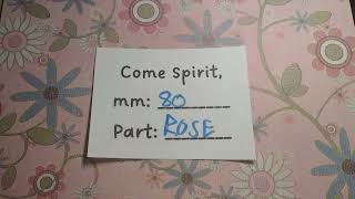 24 Come Spirit Come Charm End  Rose [upl. by Aropizt847]