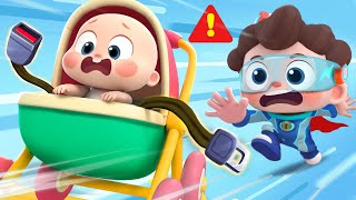 Lets Buckle Up Baby  Seatbelt Safety Song  Nursery Rhymes amp Kids Songs  BabyBus [upl. by Lunseth]