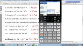 Conversão de Unidades e Notação Cientifica na HP Prime [upl. by Niuq]