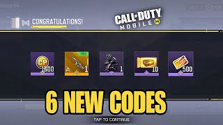 NEW CALL OF DUTY MOBILE 6 REDEEM CODES 2024 NOVEMBER  COD MOBILE NEW CP REDEEM CODE 2024 NOVEMBER [upl. by Wolcott]