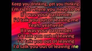 Morgan Wallen  Your Bartender karaoke by request [upl. by Brogle345]