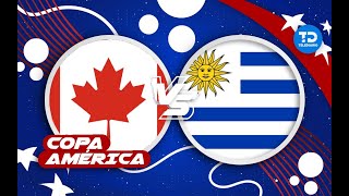 Trasmisión del tercer puesto de la COPA AMERICA 2024 Uruguay vs Canadá [upl. by Aket795]