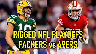 Rigged NFL Packers vs 49ers Scripted Breakdown [upl. by Cornall261]