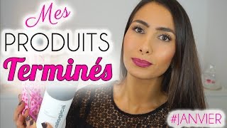 Produits Terminés ★ JANVIER 2016 EMPTIES [upl. by Molahs]