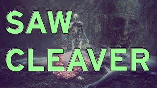 Bloodborne  Saw Cleaver  Orphan of Kos  Minimum Stat Requirement BL4 NG [upl. by Leila]