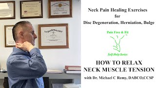 Cervical Neck Disc Exercises Instant Pain Relief with Targeted Muscle Tension Release [upl. by Bryce]