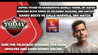 Lanka T10 Super League 2024 Jaffna vs Bangla Eliya King vs Colombo Bolts vs Marvells t10league [upl. by Ytsrik]