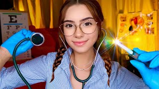 ASMR FASTEST Nurse Exam EVER ⚡ Medical Roleplay ⚡ Cranial Nerve Eye Ear Personal Attention ⚡ [upl. by Smalley]