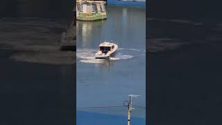 Boat Waiting for the Bridge to Open 🛥 Shorts Boat Harlemriver EIGHTYSGUY [upl. by Oiredised]