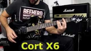 CORT X6 BK  Demo Guitar [upl. by Mattson]