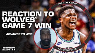 FULL REACTION Timberwolves knock out the Nuggets in Game 7 👀 The Wolves are STARVING  Perk  SC [upl. by Okramed]