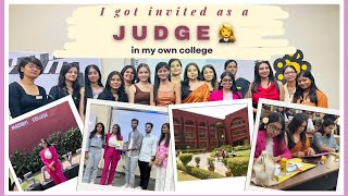 I GOT INVITED AS A JUDGE👩‍⚖️🎉Delhi University Rhapsody’24 Maitreyi College  Went as an Alumni🥹 [upl. by Davena]