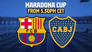 ⚽ MARADONA CUP 🔵🔴BARÇA – BOCA JUNIORS 🔵🟡 [upl. by Thetos]