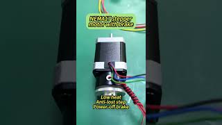 NEMA17 stepper motor with brake [upl. by Ahsiekram]