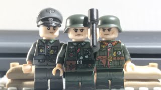 Lego WW2 Wehrmacht Equipment Manual Stielhandgranate [upl. by Ttayh]