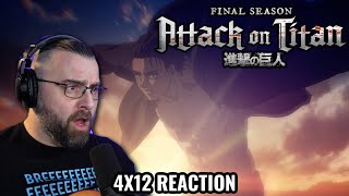 ATTACK ON TITAN 4X12 REACTION Guides Shingeki No Kyojin [upl. by Belldame]