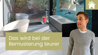 Bemusterung beim Hausbau mit welchen Mehrkosten ihr planen könnt [upl. by Ahsilrac115]