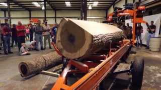 LT40 Hydraulic Portable Sawmill In Action  WoodMizer [upl. by Koerner]