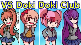 Friday Night Funkin VS Monika  Doki Doki Takeover FULL WEEK FNF Mod Doki Doki Literature Club [upl. by Ahsetan]