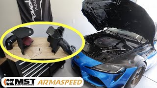 20202025 MK5 Toyota Supra 30 B58 MST vs Armaspeed Cold Air Intake Install amp Sound [upl. by Ttereve]