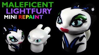 Dragons  Maleficent  Die dunkle Fee Lightfury  Tagschatten  Mini OOAK Repaint Review [upl. by Agle5]