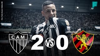 AtléticoMG domina Sport e vence com gols de Zaracho e Arana pela Copa do Brasil 2024 [upl. by Sascha124]