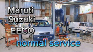 Suzuki Maruti EECO normal service👨‍🔧 [upl. by Bunni]