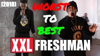 ALL 80 XXL Freshman Cyphers RANKED from Worst to Best UPDATED 2018 [upl. by Hulton375]