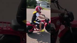 Coleman mini Bike 196cc Who is Faster My Dad or Me 🥋 [upl. by Newell]