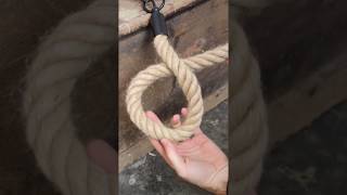 Short Rope Knot Instruction Video [upl. by Joyan]