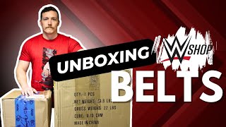 Unboxing Two WWE Shop Replica Belts [upl. by Annia764]