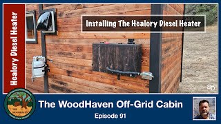 Installing A Diesel Heater At The Off Grid Cabin [upl. by Nerret]