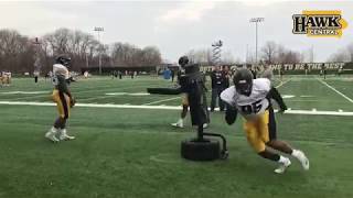 A peak inside Iowas spirited spring football practice [upl. by Ponce]