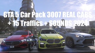 GTA TOP Car Pack 3007 REAL CARS  15 Traffics  SOUNDS  103258 [upl. by Hairej]