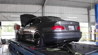 E46 M3 Dyno Custom Exhaust by EuroCustomsPR [upl. by Anastice547]