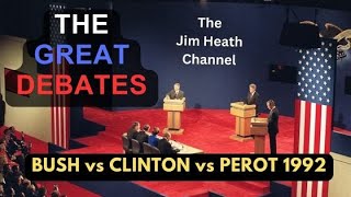 Ultimate Showdown Bush Clinton And Perot In The Epic 1992 Presidential Debates [upl. by Nahtnhoj]