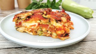 Parmigiana di zucchine è buonissima e vegetariana [upl. by Nassi411]