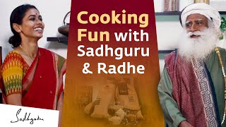 Sadhguru amp Radhe Cook A Ragi Dosa Together  Millet Recipe [upl. by Ennaylime]