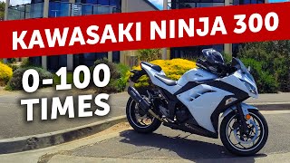 Kawasaki Ninja 300 0100 times [upl. by Manheim]