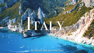 Italy 4K  Scenic Relaxation Film With Calming Music [upl. by Werna]