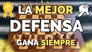 La MEJOR DEFENSA para GANAR en AJEDREZ con negras [upl. by Kentiga]