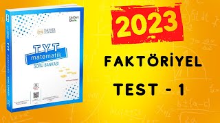 345 TYT MATEMATİK SORU BANKASI ÇÖZÜMLERİ  2023  FAKTÖRİYEL  TEST 1 [upl. by Iaoh]