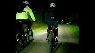 MTB Night Ride in French Poitevin Marsh Marais Poitevin [upl. by Sukram]