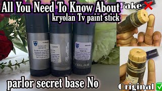 Kryolan TV Paint Stick Original Vs Fake  Kryolan tv Paint Stick Shades Price makeup beautyhacks [upl. by Je]